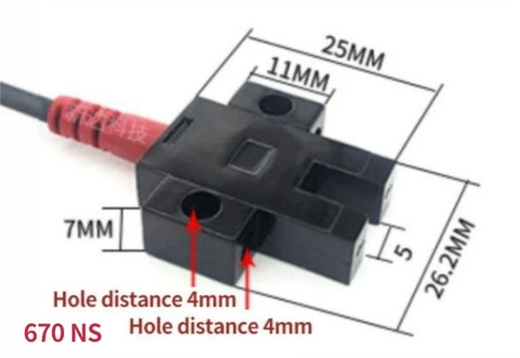 Slot Type Photoelectric Switch NPN NC NO PNP NO NC Photoelectric Switch Sensor